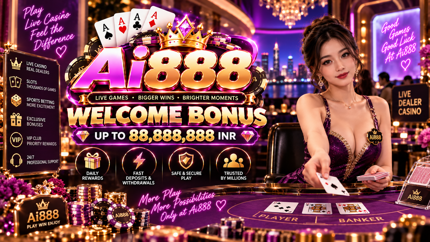 Ai888 Game homepage banner placeholder